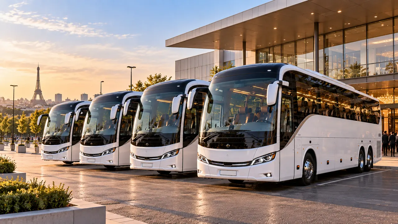 100+ Passenger Multi-Coach Transport Paris