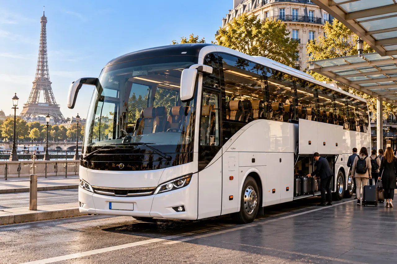 57–72 Seater Coach Hire Paris