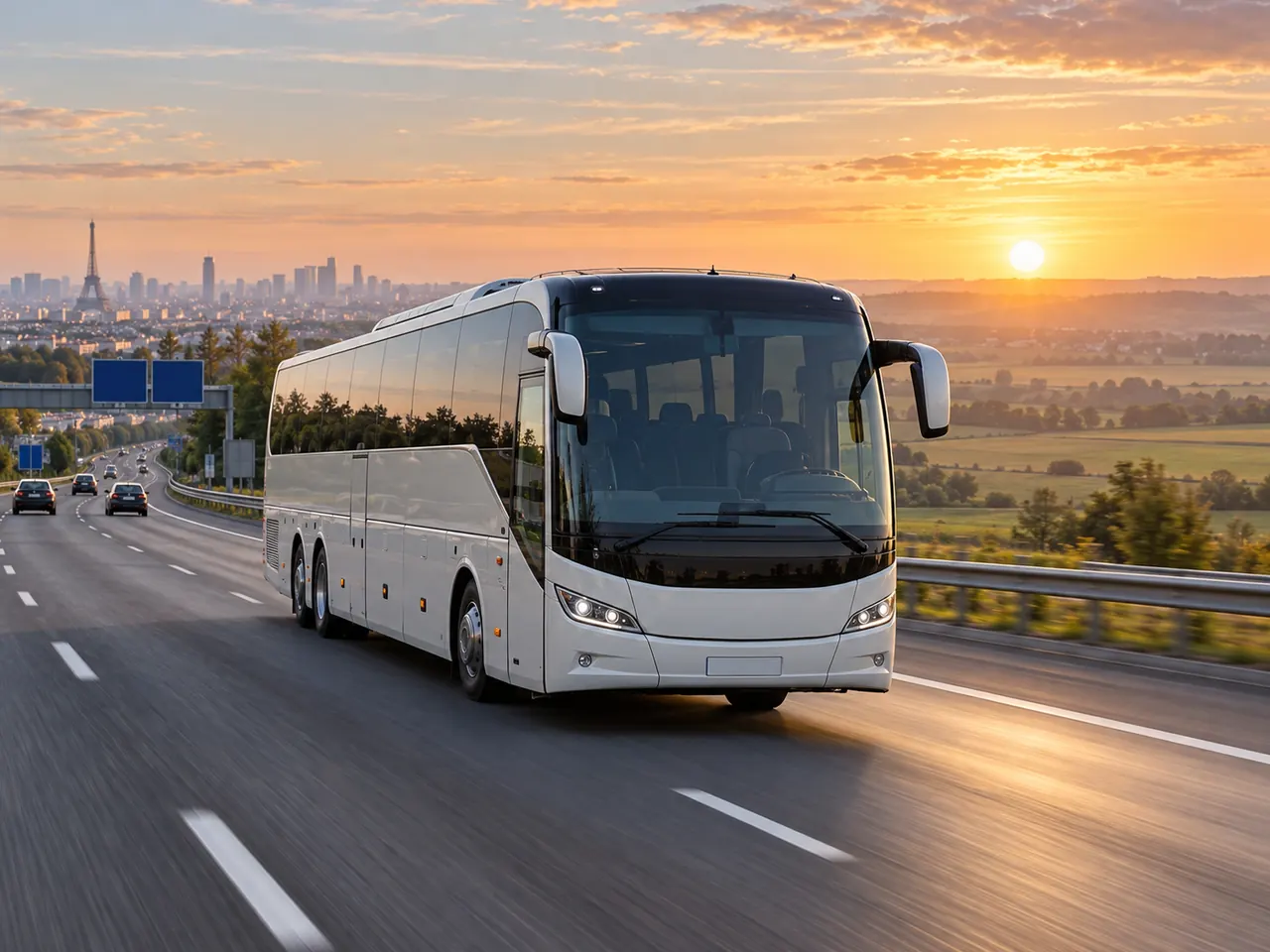 Long-Distance Coach Hire Paris