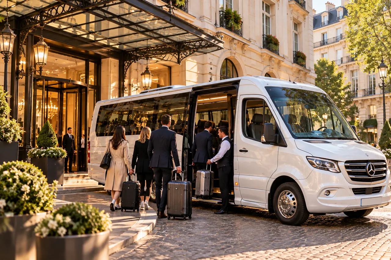 Shuttle Bus Hire Paris